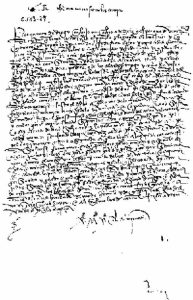 Lettera raríssima, carta escrita por Cristobal Colón a los Reyes Católicos en su estadía en Jamaica.