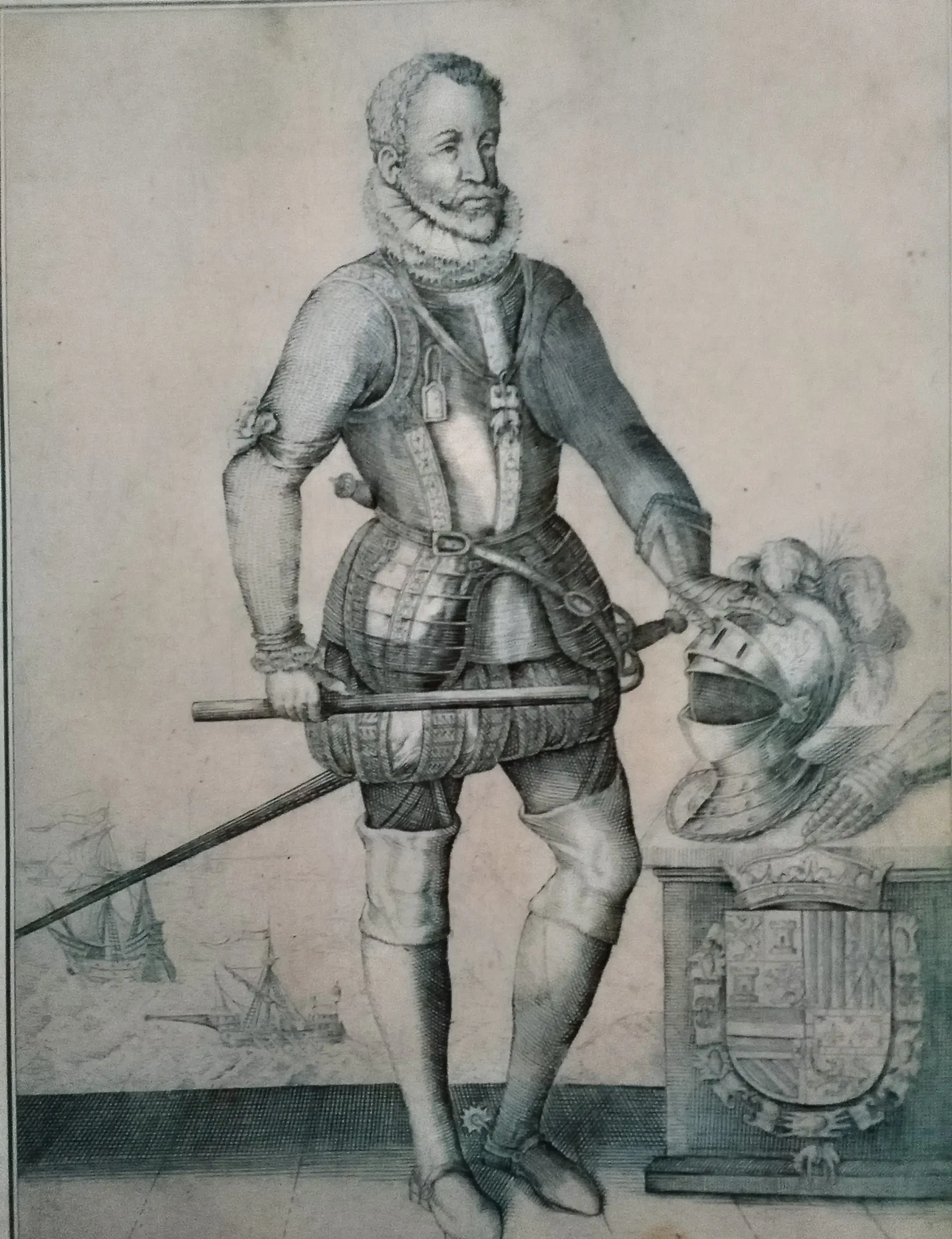 Imagen del Rey Felipe II, Museo Naval de Madrid, España. Licencia CC BY-NC-ND 4.0 Internacional.