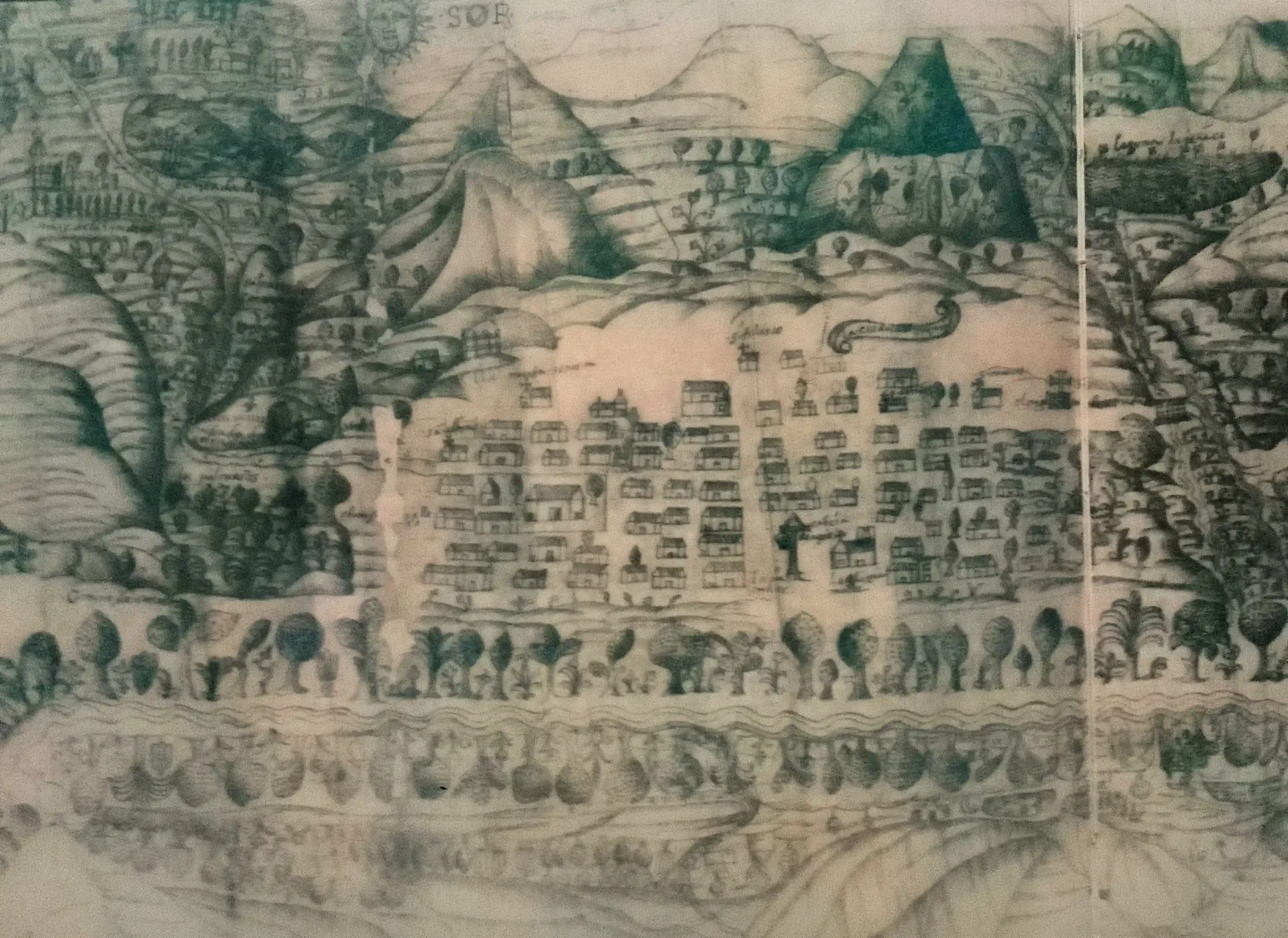 Plano de la Ciudad del Tocuyo 1578 - 1579. Cabildo del Tocuyo, Real Academia de la Historia. Madrid - España.