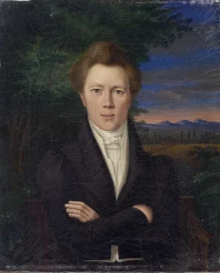 Retrato al oleo de Alexander Von Humboldt.