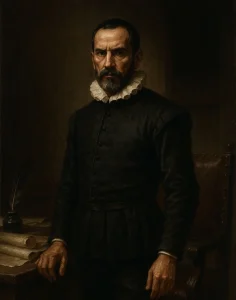 Retrato de Juan de Carvajal, estilo Barroco del Siglo XVI. Dos por Venezuela Oficial © 2026. Licencia CC BY-NC-ND 4.0 Internacional.