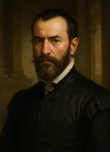 Retrato de Juan Bautista Veintemilla. Estilo Oleo/tela. Imagen generada mediante el uso de IA y edición con Photoshop. Dos por Venezuela Oficial © 2026. Licencia CC BY-NC-ND 4.0 Internacional.