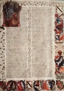 El Código de las Siete Partidas del rey Alfonso X «el Sabio», promulgado en el reino de Castilla durante el siglo XVIII. Manuscrito. Biblioteca Nacional. Madrid. CC-BY-NC-ND 4.0