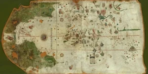 Carta de Juan de la Cosa, 1500. Museo Naval. Madrid - España. CC-BY-NC-ND 4.0
