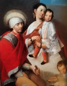 De Español y Torna atrás, Tente en el ayre. Miguel Cabrera, c. 1763. Museo de América. Madrid. CC-BY-NC-ND 4.0