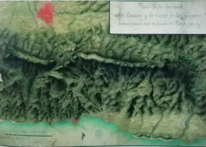 Plano de la serranía entre Caracas y la costa de La Guaira. 1778. Servicio Histórico Militar. Madrid. CC-BY-NC-ND 4.0