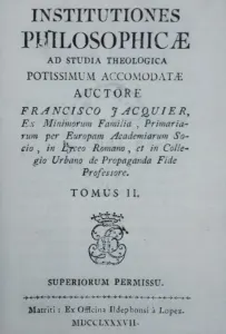 Portada de Instituciones filosóficas (ed. 1787), de F. Jacquier. CC-BY-NC-ND 4.0.