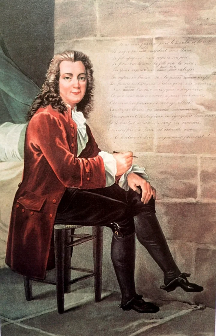 Voltaire en la Bastilla mientras escribía «la Henriade». Charon. Museo Carnavalet. Paris. CC-BY-NC-ND 4.0